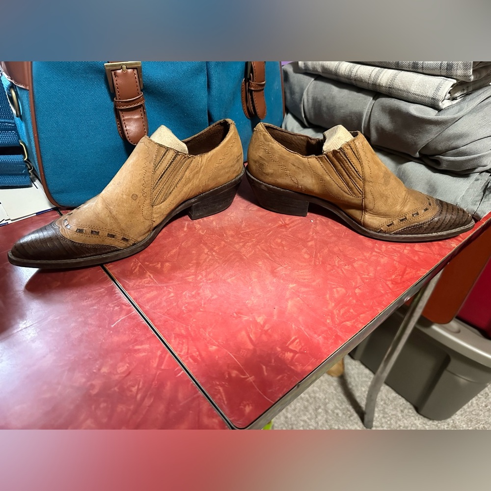 👢🤎VINTAGE 90s ankle Booties